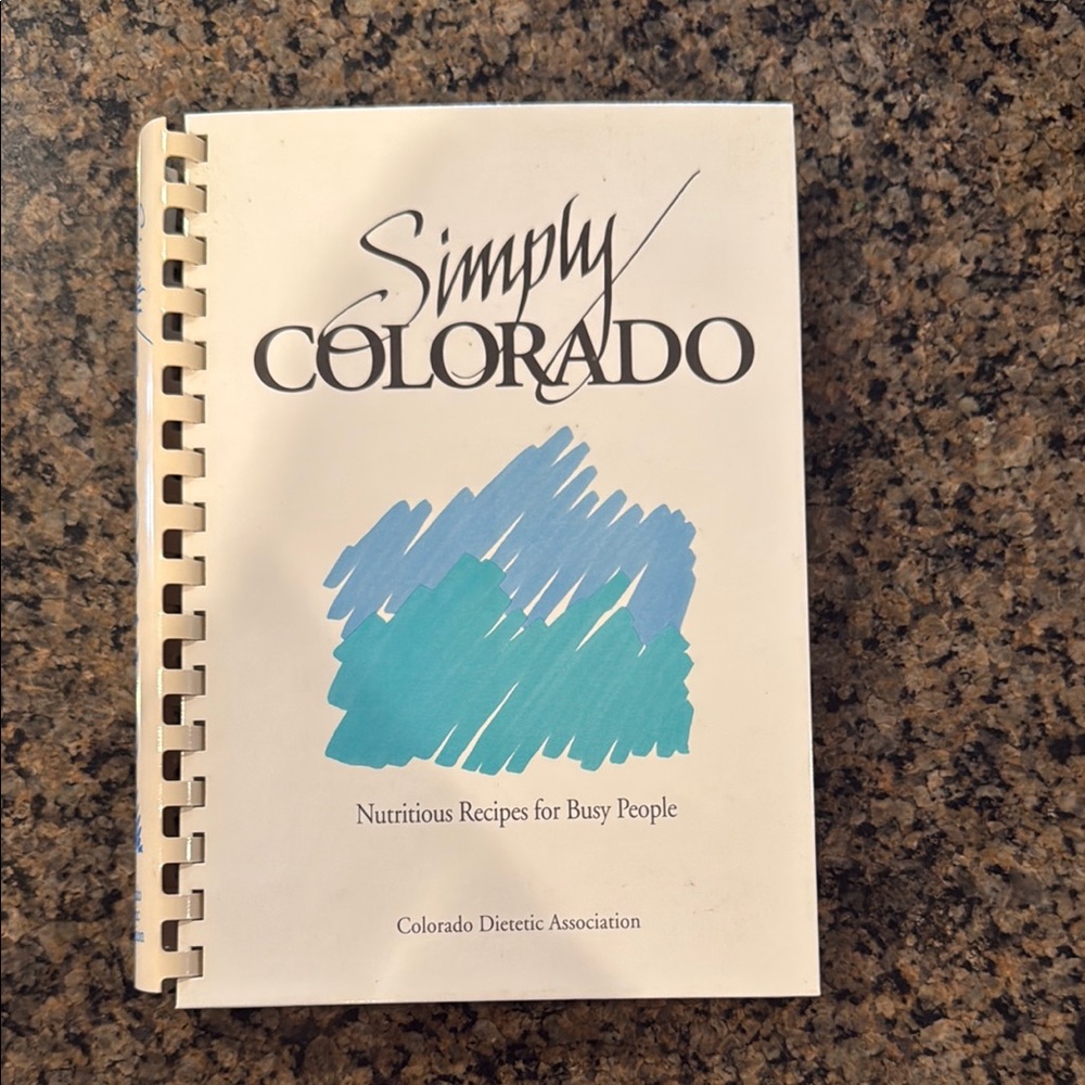 Simply Colorado Cookbook by - White and Blue